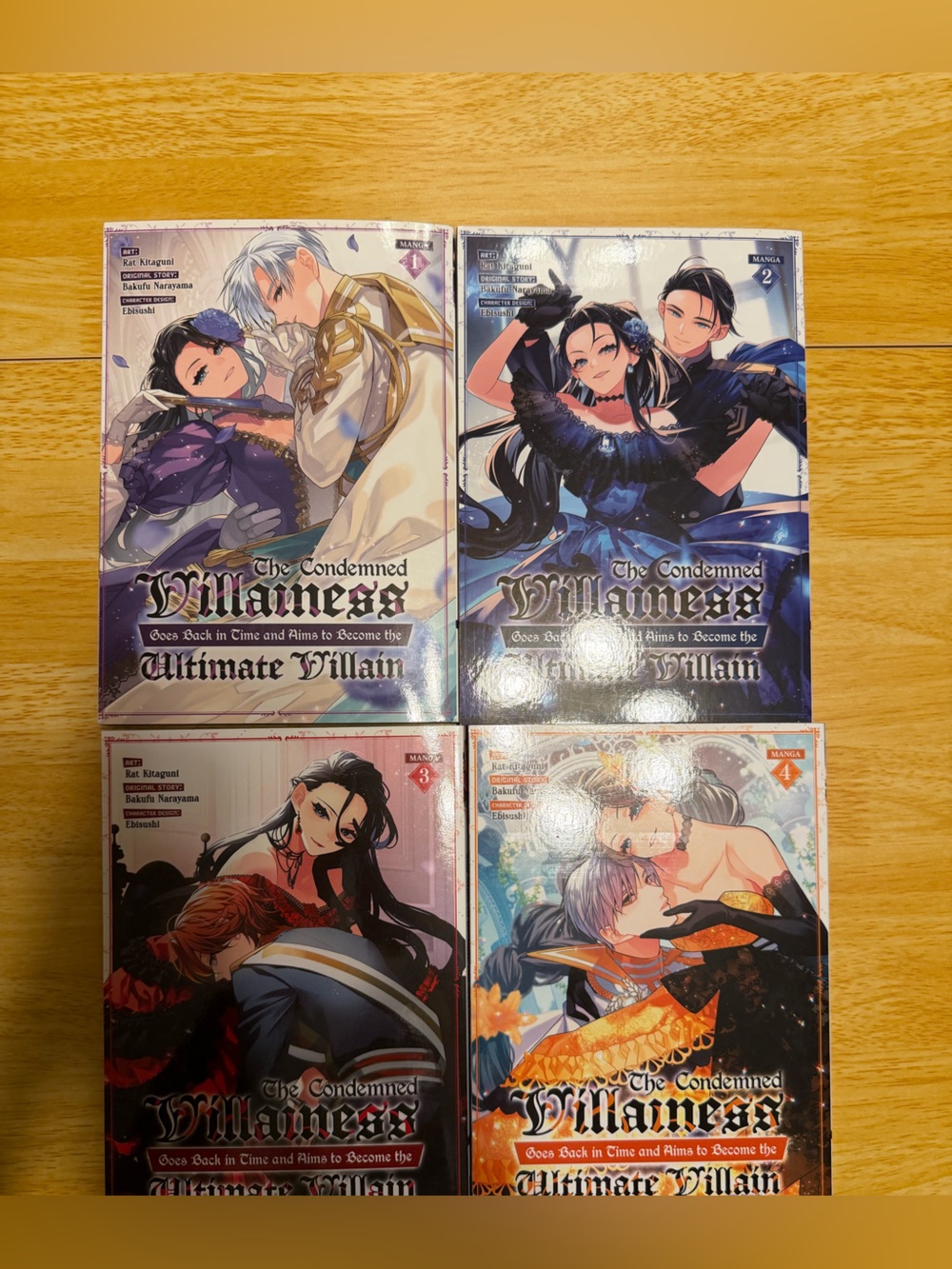 The Condemned Villainess Goes Back In Time Manga V1 - V4